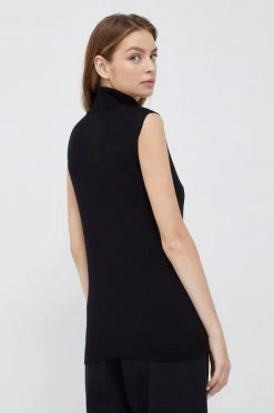 Γυναικεία Χωρίς φερμουάρ Γιλέκο από μείγμα μαλλιού United Colors Of Benetton χρώμα: μαύρο, -United Colors of Benetton Κατάστημα unnamed file 381