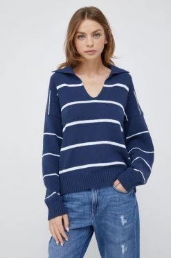 Γυναικεία Χωρίς φερμουάρ Πουλόβερ United Colors Of Benetton ναυτικό μπλε,