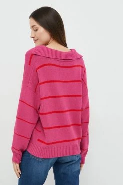 Γυναικεία Χωρίς φερμουάρ Πουλόβερ United Colors Of Benetton ροζ, -United Colors of Benetton Κατάστημα unnamed file 402