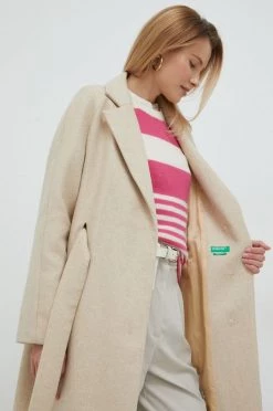 Γυναικεία Παλτά Μάλλινο παλτό United Colors Of Benetton μπεζ, -United Colors of Benetton Κατάστημα unnamed file 42