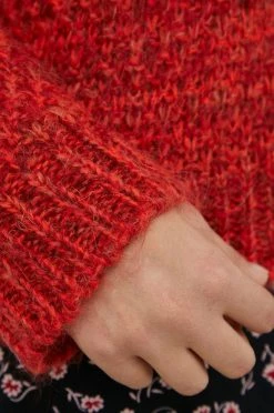 Γυναικεία Χωρίς φερμουάρ Πουλόβερ με προσθήκη μαλλιού United Colors Of Benetton χρώμα: κόκκινο, -United Colors of Benetton Κατάστημα unnamed file 438