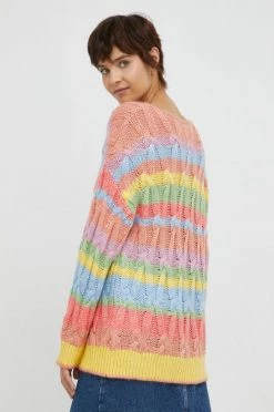 Γυναικεία Χωρίς φερμουάρ Πουλόβερ με προσθήκη μαλλιού United Colors Of Benetton χρώμα: ροζ, -United Colors of Benetton Κατάστημα unnamed file 447