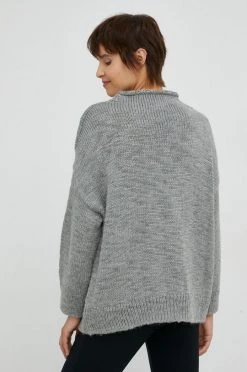 Γυναικεία Χωρίς φερμουάρ Πουλόβερ με προσθήκη μαλλιού United Colors Of Benetton χρώμα: γκρι, -United Colors of Benetton Κατάστημα unnamed file 458