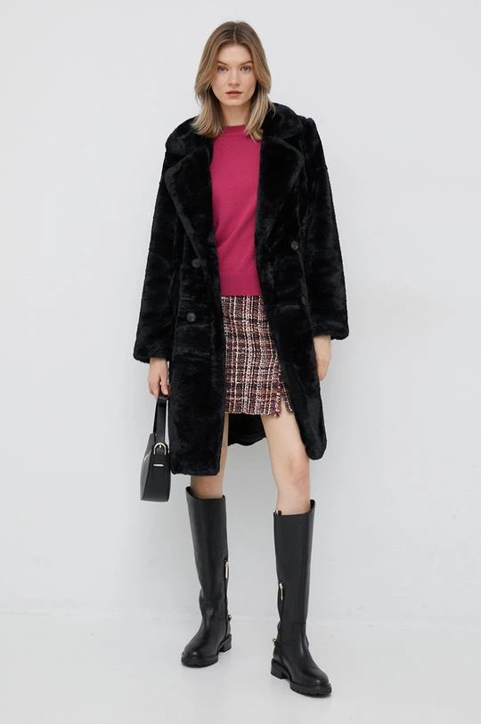 Γυναικεία Χωρίς φερμουάρ Πουλόβερ με προσθήκη μαλλιού United Colors Of Benetton χρώμα: μοβ, 2 Γυναικεία Χωρίς φερμουάρ Πουλόβερ με προσθήκη μαλλιού United Colors Of Benetton χρώμα: μοβ, - Image 2