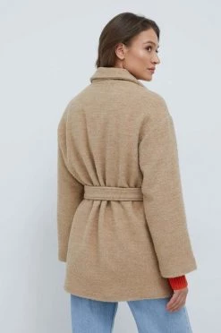 Γυναικεία Παλτά Παλτό από μείγμα μαλλιού United Colors Of Benetton μπεζ, -United Colors of Benetton Κατάστημα unnamed file 50