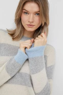 Γυναικεία Χωρίς φερμουάρ Πουλόβερ με προσθήκη μαλλιού United Colors Of Benetton χρώμα: γκρι, -United Colors of Benetton Κατάστημα unnamed file 509