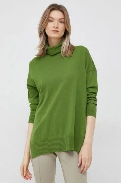 Γυναικεία Χωρίς φερμουάρ Πουλόβερ με προσθήκη μαλλιού United Colors Of Benetton χρώμα: πράσινο, -United Colors of Benetton Κατάστημα unnamed file 517