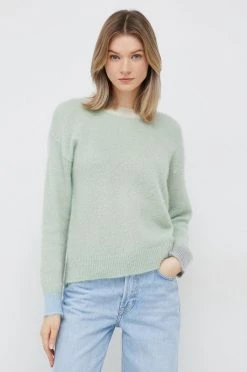 Γυναικεία Χωρίς φερμουάρ Πουλόβερ με προσθήκη μαλλιού United Colors Of Benetton χρώμα: πράσινο, -United Colors of Benetton Κατάστημα unnamed file 529