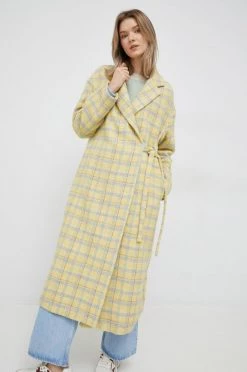 Γυναικεία Παλτά Παλτό από μείγμα μαλλιού United Colors Of Benetton πολύχρωμο