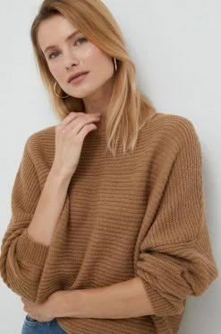 Γυναικεία Χωρίς φερμουάρ Πουλόβερ με προσθήκη μαλλιού United Colors Of Benetton χρώμα: μπεζ, -United Colors of Benetton Κατάστημα unnamed file 561