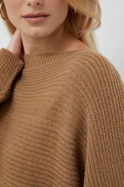 Γυναικεία Χωρίς φερμουάρ Πουλόβερ με προσθήκη μαλλιού United Colors Of Benetton χρώμα: μπεζ, -United Colors of Benetton Κατάστημα unnamed file 562