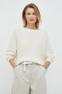 Γυναικεία Χωρίς φερμουάρ Πουλόβερ με προσθήκη μαλλιού United Colors Of Benetton χρώμα: μπεζ, -United Colors of Benetton Κατάστημα unnamed file 572