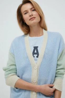 Γυναικεία Με φερμουάρ Ζακέτα από μίγμα μαλλιού United Colors Of Benetton ανοιχτό μπλε -United Colors of Benetton Κατάστημα unnamed file 577