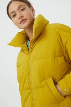 Γυναικεία Κοντά μπουφάν Μπουφάν με επένδυση από πούπουλα United Colors Of Benetton κίτρινο, -United Colors of Benetton Κατάστημα unnamed file 6