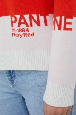 Γυναικεία Χωρίς φερμουάρ Πουλόβερ με προσθήκη μαλλιού United Colors Of Benetton X Pantone χρώμα: πορτοκαλί -United Colors of Benetton Κατάστημα unnamed file 628