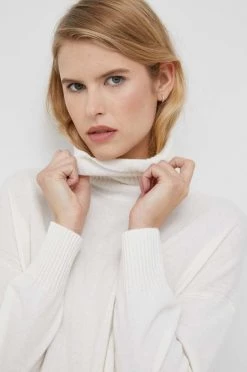 Γυναικεία Χωρίς φερμουάρ Πουλόβερ με προσθήκη μαλλιού United Colors Of Benetton χρώμα: μπεζ, -United Colors of Benetton Κατάστημα unnamed file 63