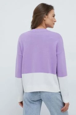 Γυναικεία Χωρίς φερμουάρ Πουλόβερ με προσθήκη μαλλιού United Colors Of Benetton X Pantone χρώμα: μοβ -United Colors of Benetton Κατάστημα unnamed file 640