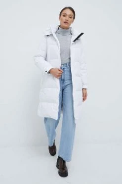 Γυναικεία Μακριά μπουφάν Μπουφάν με επένδυση από πούπουλα United Colors Of Benetton άσπρο, -United Colors of Benetton Κατάστημα unnamed file 651