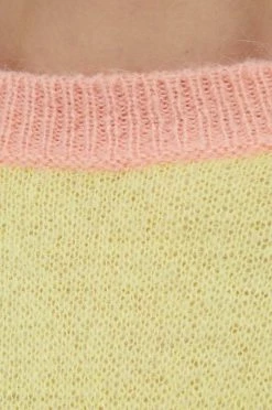 Γυναικεία Χωρίς φερμουάρ Πουλόβερ με προσθήκη μαλλιού United Colors Of Benetton χρώμα: κίτρινο, -United Colors of Benetton Κατάστημα unnamed file 659