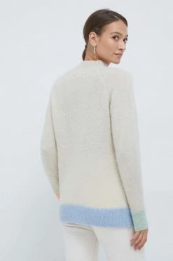 Γυναικεία Χωρίς φερμουάρ Πουλόβερ με προσθήκη μαλλιού United Colors Of Benetton χρώμα: μπεζ, -United Colors of Benetton Κατάστημα unnamed file 662