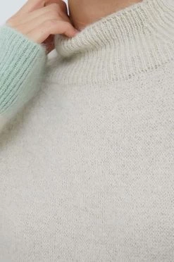 Γυναικεία Χωρίς φερμουάρ Πουλόβερ με προσθήκη μαλλιού United Colors Of Benetton χρώμα: μπεζ, -United Colors of Benetton Κατάστημα unnamed file 664