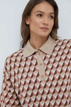 Γυναικεία Φορέματα Φόρεμα από μείγμα μαλλιού United Colors Of Benetton μπεζ, -United Colors of Benetton Κατάστημα unnamed file 668