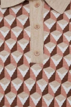 Γυναικεία Φορέματα Φόρεμα από μείγμα μαλλιού United Colors Of Benetton μπεζ, -United Colors of Benetton Κατάστημα unnamed file 669