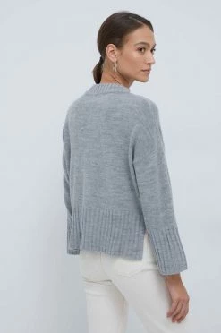 Γυναικεία Χωρίς φερμουάρ Πουλόβερ με προσθήκη μαλλιού United Colors Of Benetton χρώμα: γκρι, -United Colors of Benetton Κατάστημα unnamed file 672