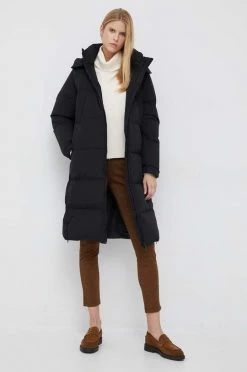 Γυναικεία Μακριά μπουφάν Μπουφάν με επένδυση από πούπουλα United Colors Of Benetton μαύρο,