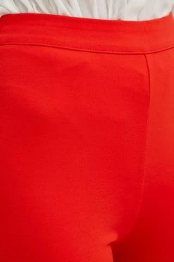 Γυναικεία Υφασμάτινα Παντελόνι United Colors Of Benetton κόκκινο, -United Colors of Benetton Κατάστημα unnamed file 732