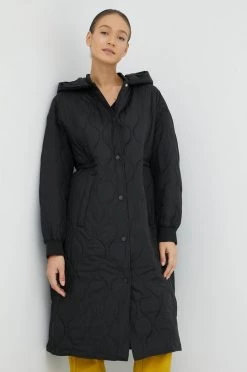 Γυναικεία Μακριά μπουφάν Μπουφάν United Colors Of Benetton μαύρο,