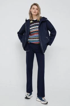 Γυναικεία Υφασμάτινα Παντελόνι United Colors Of Benetton ναυτικό μπλε,