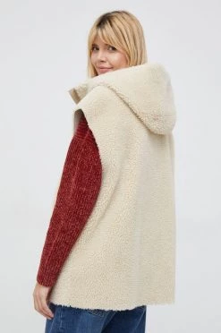 Γυναικεία Γιλέκα Γιλέκο δύο όψεων United Colors Of Benetton χρώμα: μπεζ -United Colors of Benetton Κατάστημα unnamed file 776