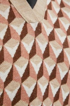 Γυναικεία Χωρίς φερμουάρ Γιλέκο από μείγμα μαλλιού United Colors Of Benetton χρώμα: μπεζ, -United Colors of Benetton Κατάστημα unnamed file 803