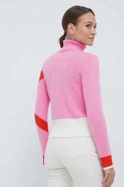 Γυναικεία Χωρίς φερμουάρ Πουλόβερ με προσθήκη μαλλιού United Colors Of Benetton X Pantone χρώμα: ροζ -United Colors of Benetton Κατάστημα unnamed file 82