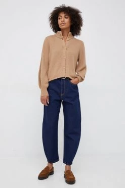 Γυναικεία Relaxed Τζιν παντελονι United Colors Of Benetton σκούρο μπλε