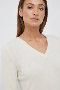 Γυναικεία Χωρίς φερμουάρ Μάλλινο πουλόβερ United Colors Of Benetton χρώμα: μπεζ, -United Colors of Benetton Κατάστημα unnamed file 851