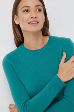 Γυναικεία Χωρίς φερμουάρ Μάλλινο πουλόβερ United Colors Of Benetton χρώμα: πράσινο, -United Colors of Benetton Κατάστημα unnamed file 861