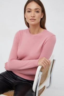 Γυναικεία Χωρίς φερμουάρ Μάλλινο πουλόβερ United Colors Of Benetton χρώμα: ροζ,