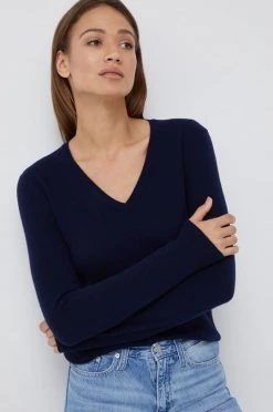 Γυναικεία Χωρίς φερμουάρ Μάλλινο πουλόβερ United Colors Of Benetton χρώμα: ναυτικό μπλε, -United Colors of Benetton Κατάστημα unnamed file 885