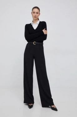 Γυναικεία Χωρίς φερμουάρ Μάλλινο πουλόβερ United Colors Of Benetton χρώμα: μαύρο,