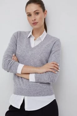 Γυναικεία Χωρίς φερμουάρ Μάλλινο πουλόβερ United Colors Of Benetton χρώμα: γκρι, -United Colors of Benetton Κατάστημα unnamed file 895