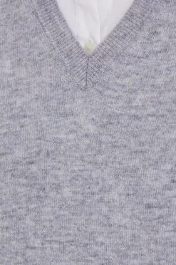 Γυναικεία Χωρίς φερμουάρ Μάλλινο πουλόβερ United Colors Of Benetton χρώμα: γκρι, -United Colors of Benetton Κατάστημα unnamed file 896