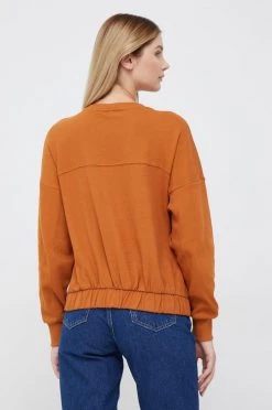 Γυναικεία Χωρίς φερμουάρ Βαμβακερή μπλούζα United Colors Of Benetton χρώμα: πορτοκαλί, -United Colors of Benetton Κατάστημα unnamed file 899