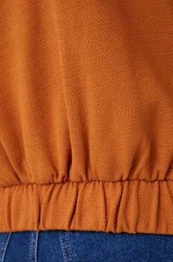 Γυναικεία Χωρίς φερμουάρ Βαμβακερή μπλούζα United Colors Of Benetton χρώμα: πορτοκαλί, -United Colors of Benetton Κατάστημα unnamed file 901