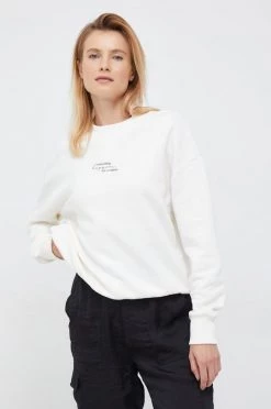 Γυναικεία Χωρίς φερμουάρ Βαμβακερή μπλούζα United Colors Of Benetton χρώμα: μπεζ, -United Colors of Benetton Κατάστημα unnamed file 919