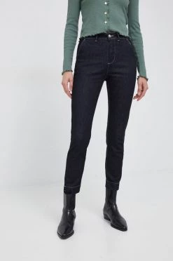 Γυναικεία Slim και Skinny Τζιν παντελονι United Colors Of Benetton μαύρο