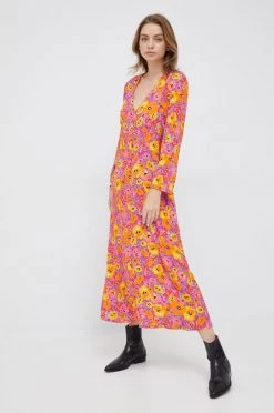 Γυναικεία Φορέματα Φόρεμα United Colors Of Benetton ροζ,