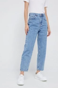 Γυναικεία Straight και Regular Τζιν παντελονι United Colors Of Benetton ανοιχτό μπλε