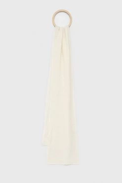 Γυναικεία Κασκόλ Μαντήλι από μείγμα μαλλιού United Colors Of Benetton άσπρο